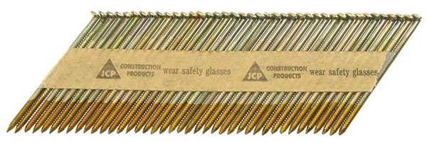 JCP 2.8 x 51mm Drivefast Gas & Nails 'Bright' to suit Paslode IM350 / IM250 Hitachi NR90GC  ***Box Qty: 2200***